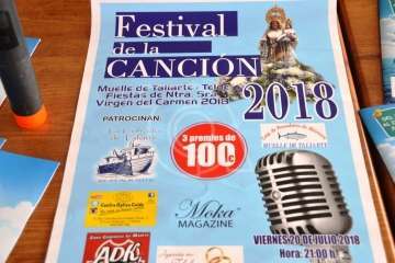 Presentación de las fiestas del muelle de Taliarte en honor de la Virgen del Carmen (Foto TA)